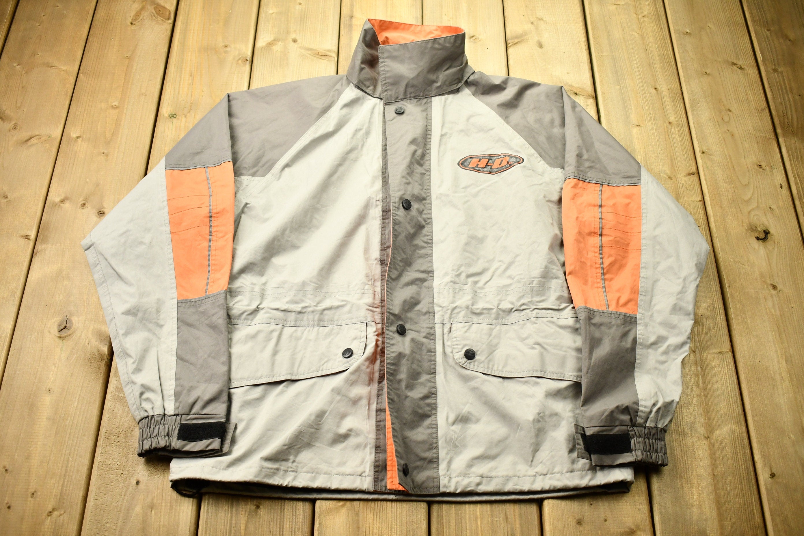 Vintage 1990s Harley Davidson Windbreaker Jacket