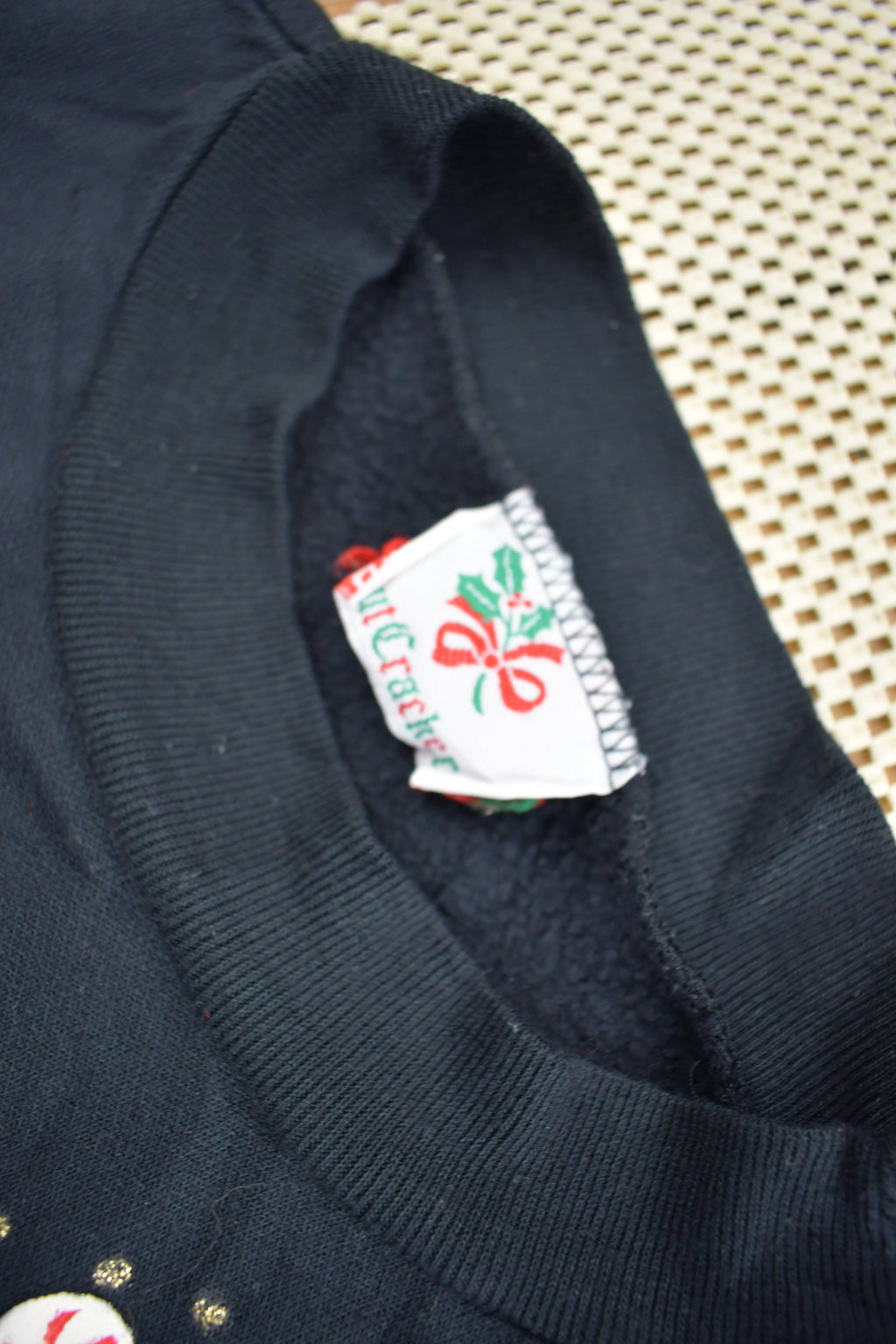 Vintage 1990s Christmas Patchwork Sweater