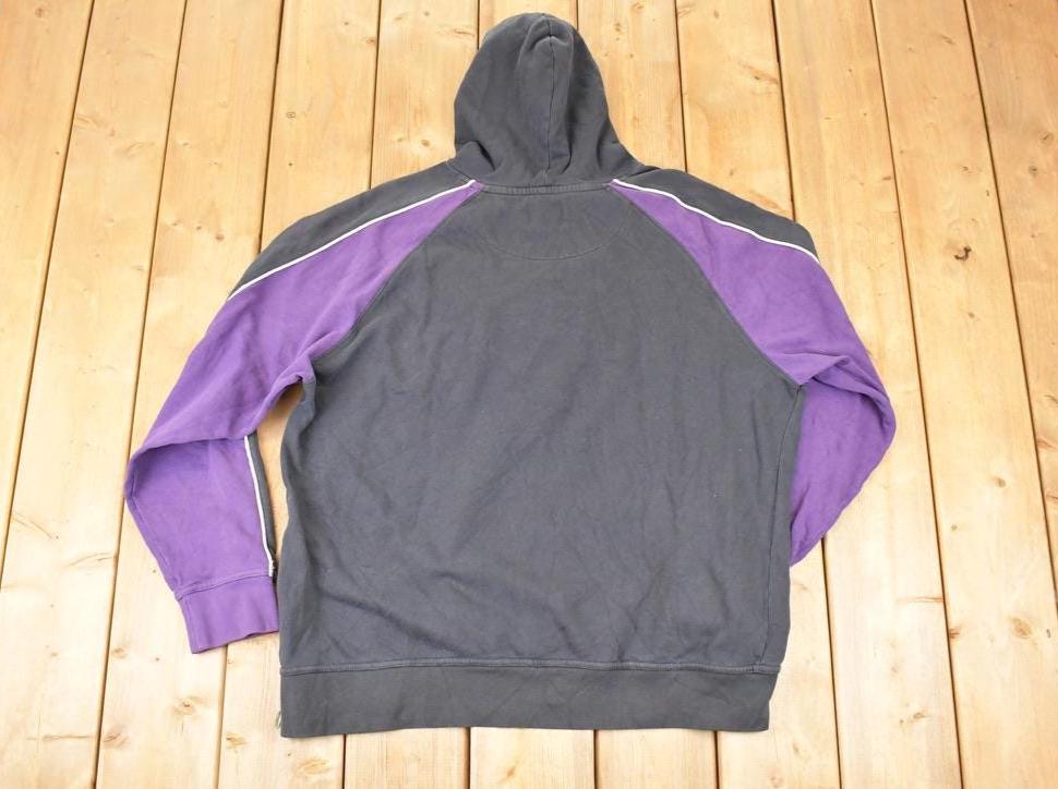 Vintage 1990s 47 Minnesota Vikings Embroidered NFL Hoodie Sweatshirt Men's XL