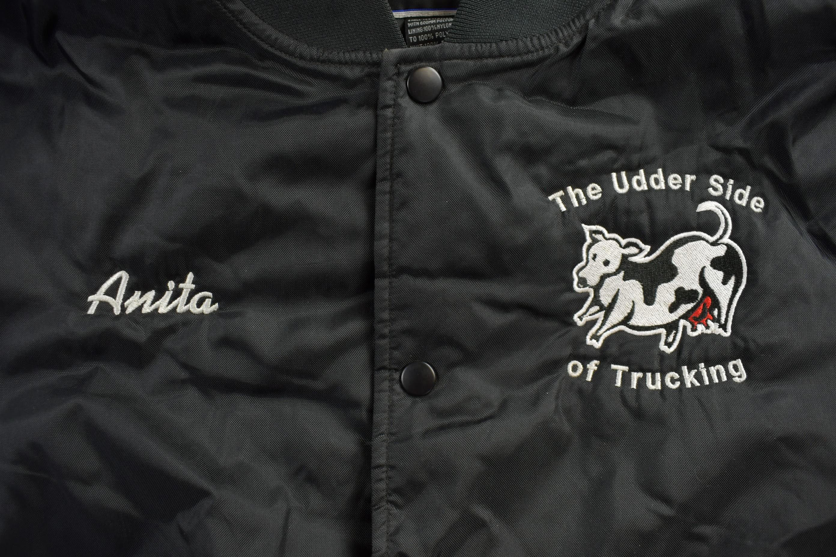 Vintage 1990s Halloway Millers Minnesota Satin Bomber Jacket