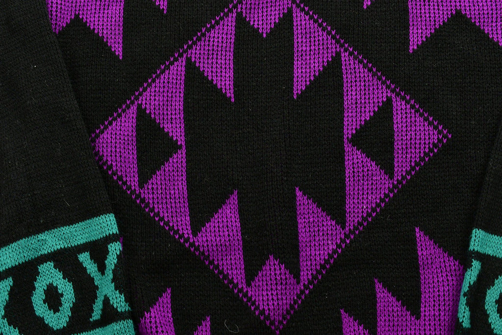 Knit Navajo-Style Pattern Sweater /