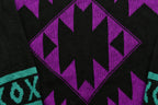 Knit Navajo-Style Pattern Sweater /