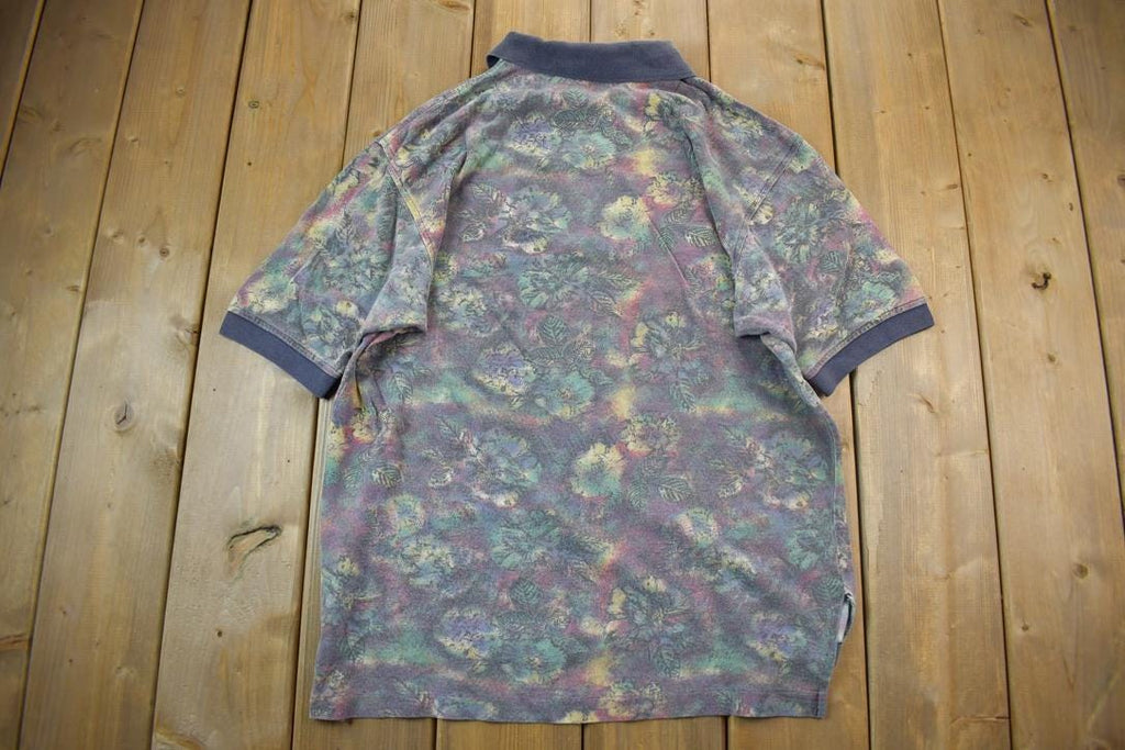 Vintage 1990s Alexander Julian Floral Graphic T-Shirt
