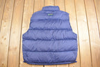 Vintage 1990s Eddie Bauer EBTEK Goose Down Reversible Puffer Vest  90s Vest  Streetwear  Outdoorsman  Hiking  Ski Vest