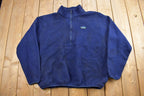 Vintage 1980s LL Bean Half Zip Fleece Sweater