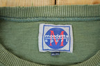 Vintage 1990s Mondetta Sport Olive Souvenir Crewneck Sweatshirt Made In USA