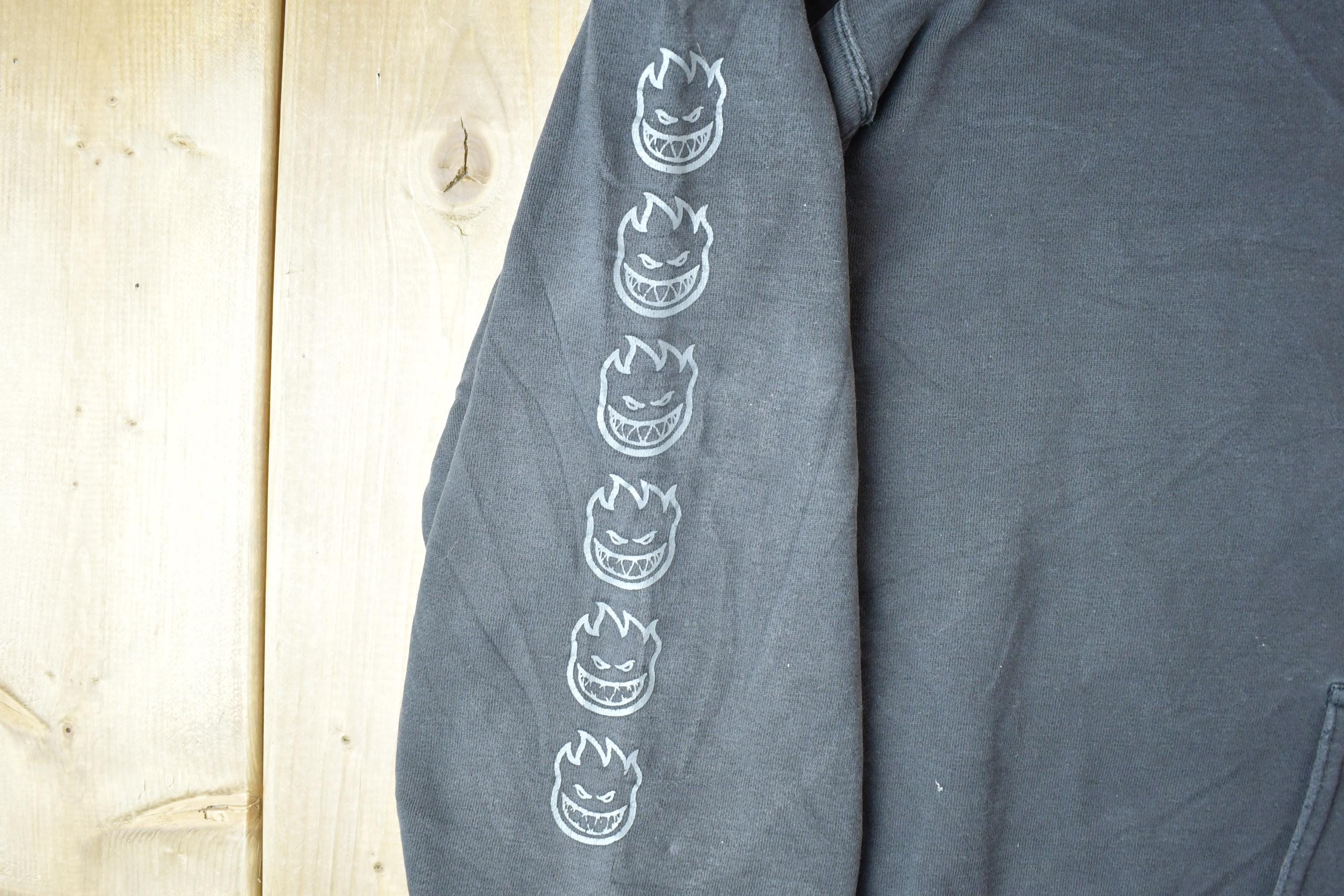 Vintage 1990s Spitfire Wheels Hoodie Skateboarding Sweatshirt