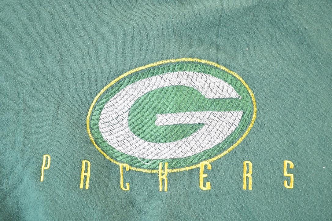 Vintage 1990s Logo Athletic Green Bay Packers NFL Crewneck Sweatshirt Mens XL