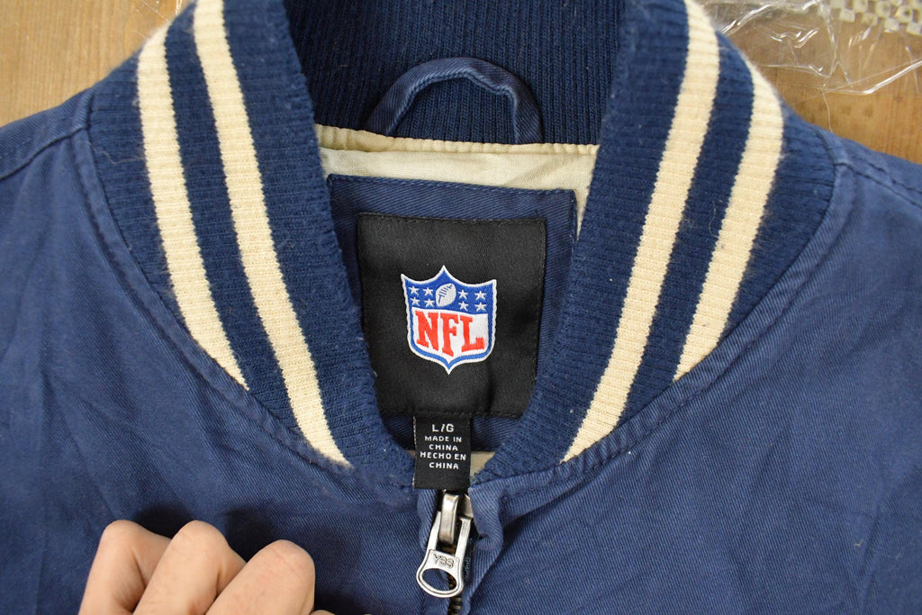 Vintage 2000s NFL New England Patriots NFL Full Zip Bomber Jacket Men's Large