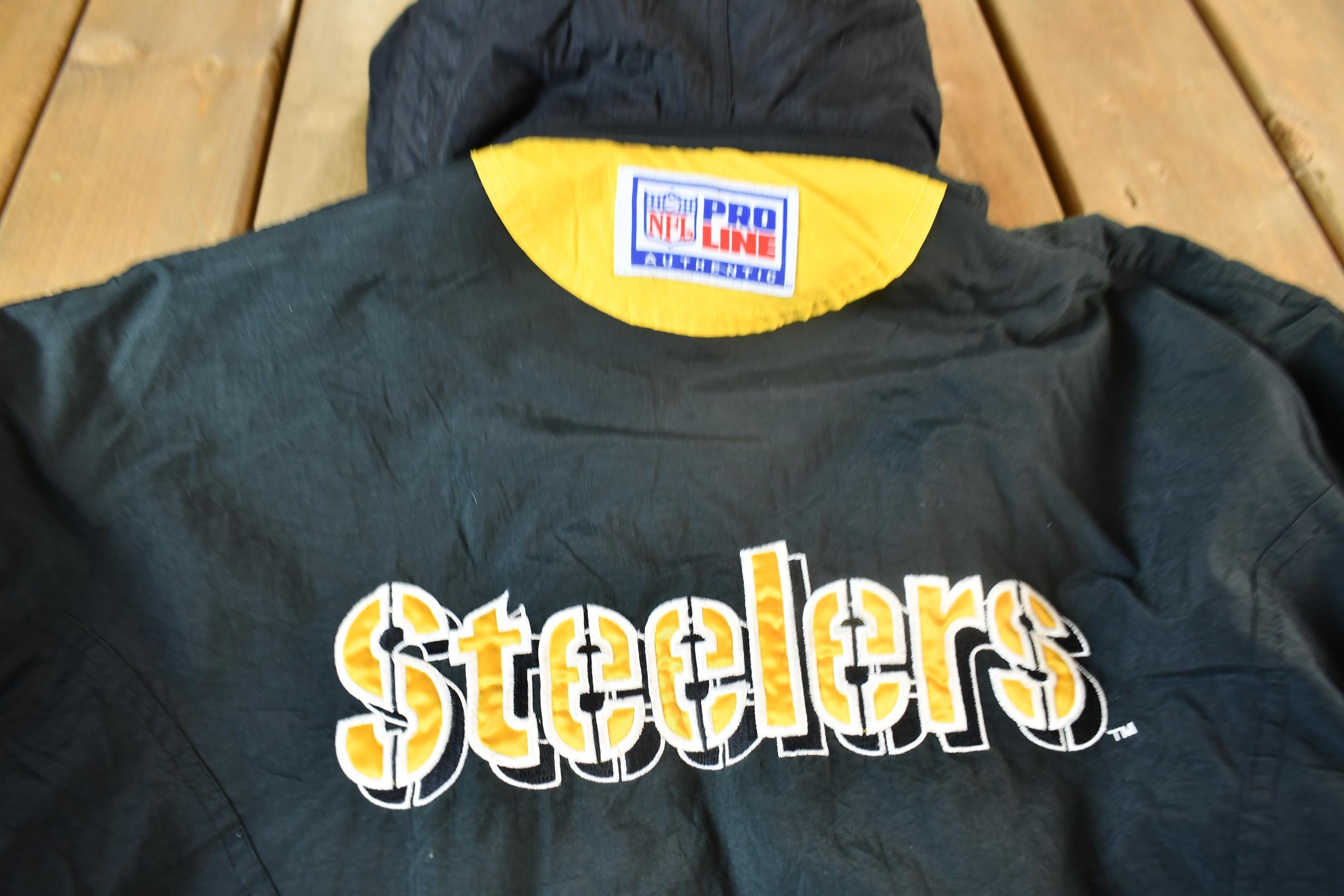Vintage 1990s Pittsburgh Steelers NFL Reebok Jacket
