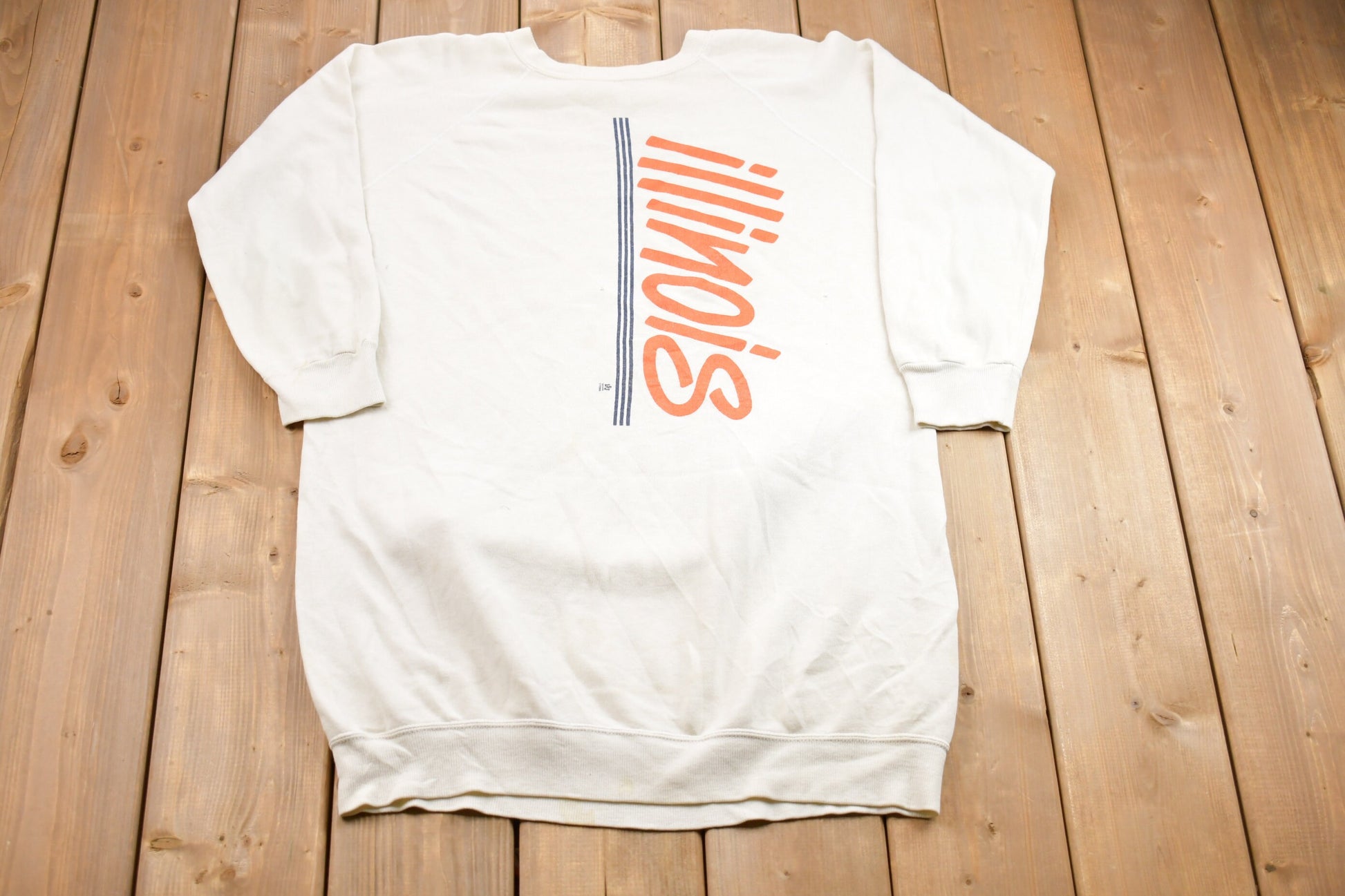 Vintage 1980s Bassett Walker Illinois Crewneck Sweatshirt