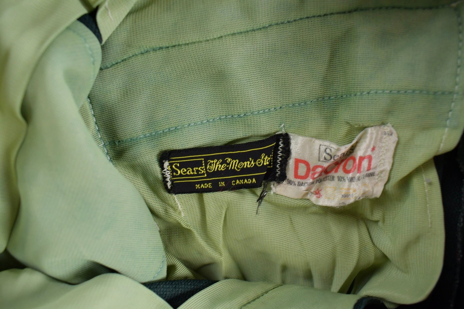 Vintage 1970s Sears Mens Store Pleated Trousers Size 32 x 28