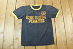 Vintage 1980s Home Roofing Pirates Graphic T-Shirt