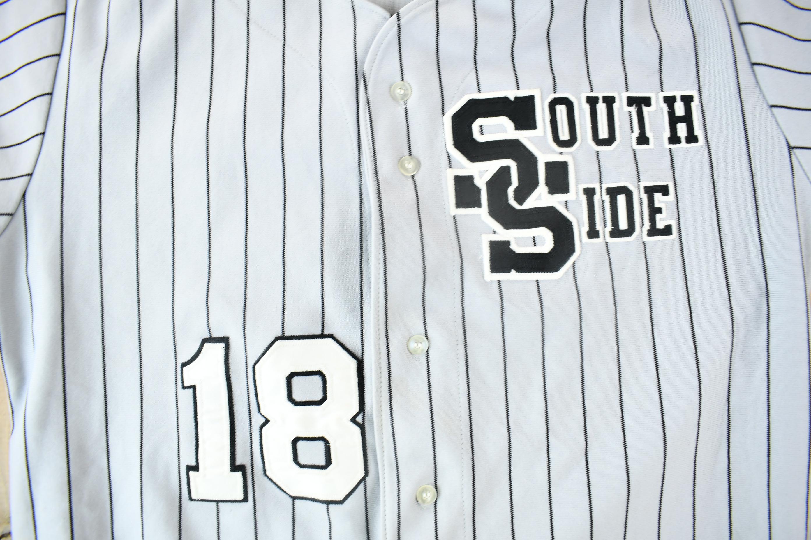 Vintage 1990s Chicago White Sox South Side Baseball Pinstripe Jersey