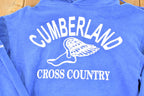 Vintage 1990s Cumberland Cross Country University Hoodie Sweater Men's M