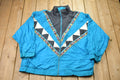 Vintage 1990s Lady Lavon Abstract Windbreaker Jacket