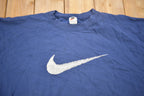 Vintage 1990s Nike Big Swoosh Graphic Crewneck Sweatshirt