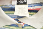 Vintage 1990s Cricket Lane Striped Collard T Shirt