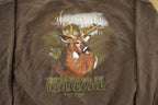 Vintage 2000s Whitetail Deer Outdoors Crewneck Sweatshirt Men's XL