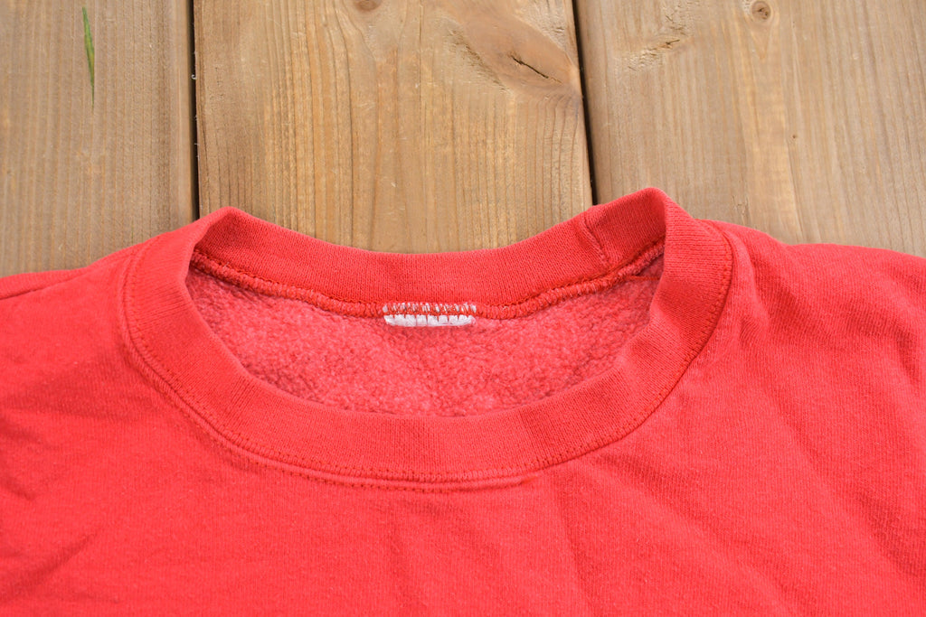 Vintage 1990s University Of Ohio State Collegiate Crewneck  Embroidered  NCAA Sweatshirt  Sportswear  Americana  Ohio Buckeyes