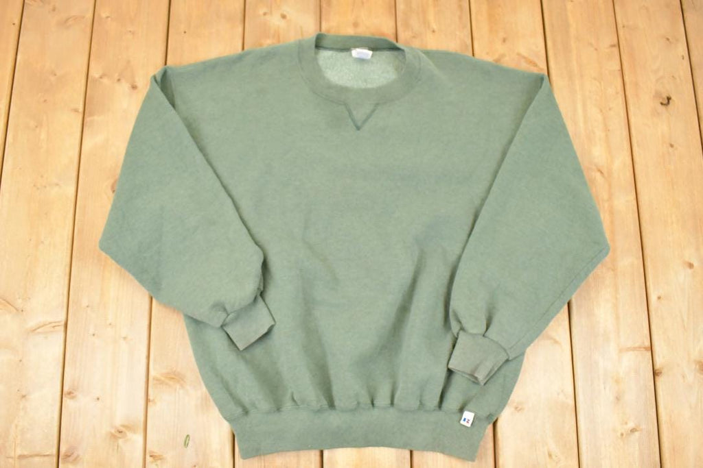 Vintage 1990s Russell Athletic Blank Crewneck Sweatshirt Mens XL