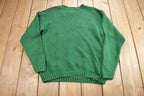Vintage 1990s Gina Peters Abstract Patchwork Knit Crewneck Sweater