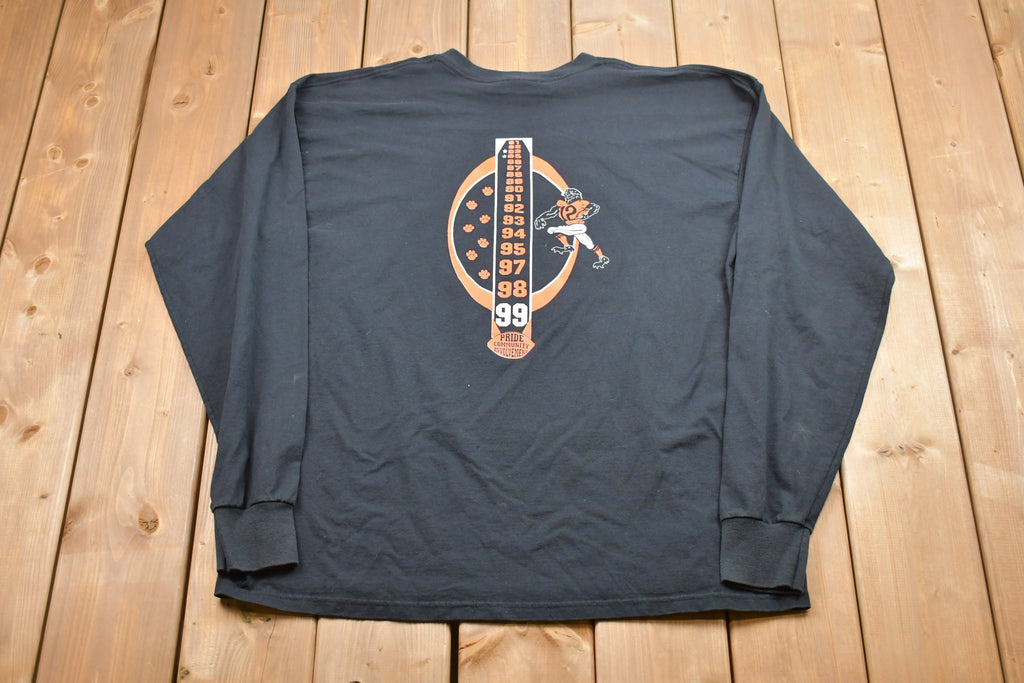 Vintage 1990s Washington University Playoff Football Long Sleeve Shirt
