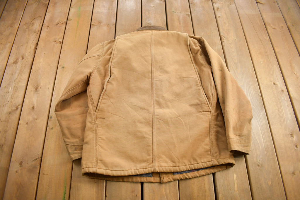 Vintage 1980s Carhartt Blanket Lined Chore Coat