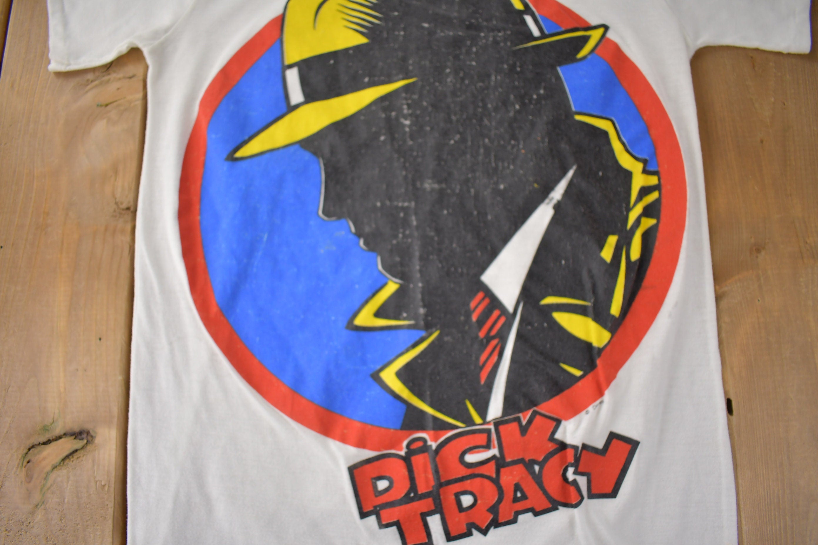 Vintage 1980s Dick Tracy Graphic T Shirt
