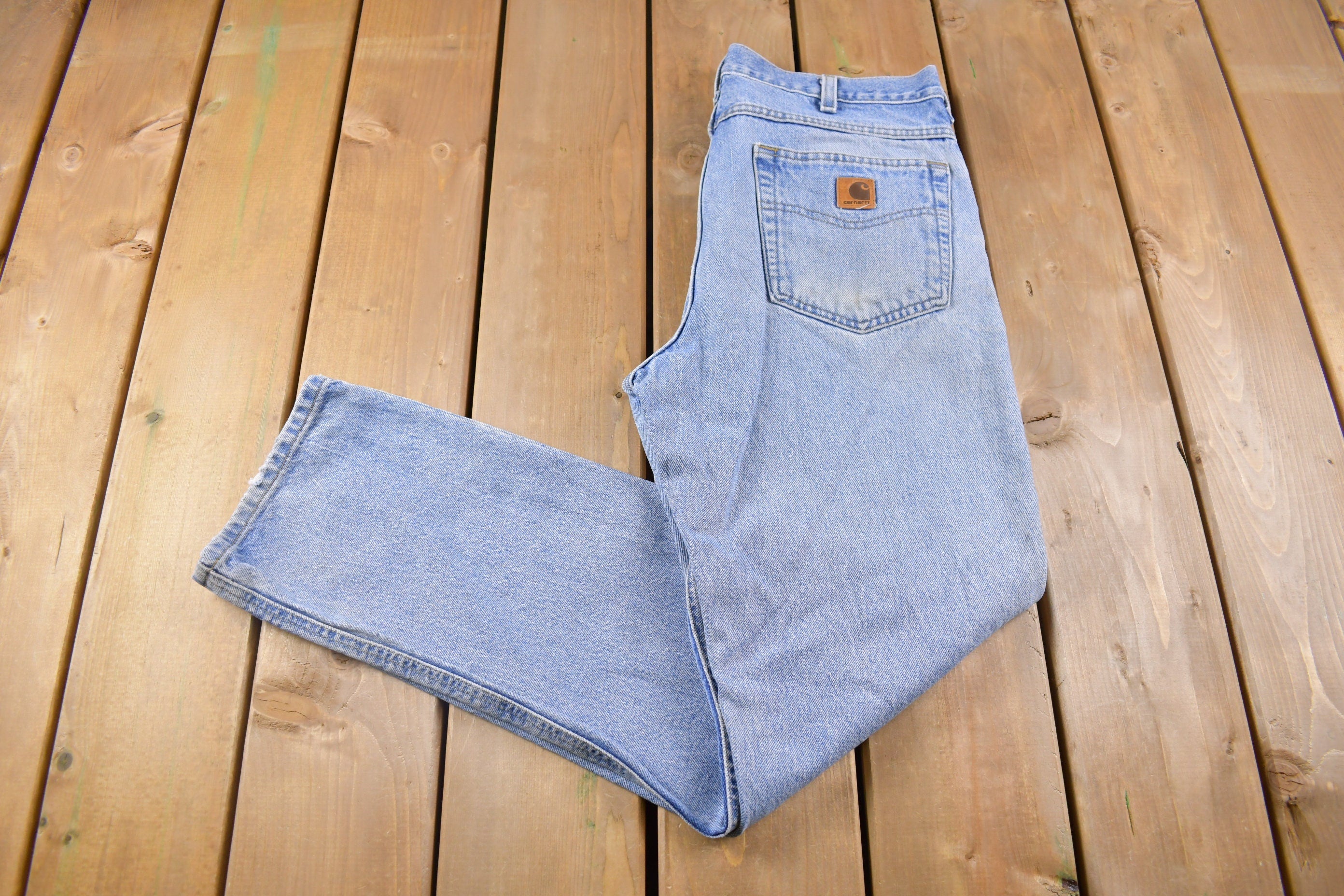 Vintage 1990s Carhartt Jeans Size 32 x 31 90s Carpenter Pants