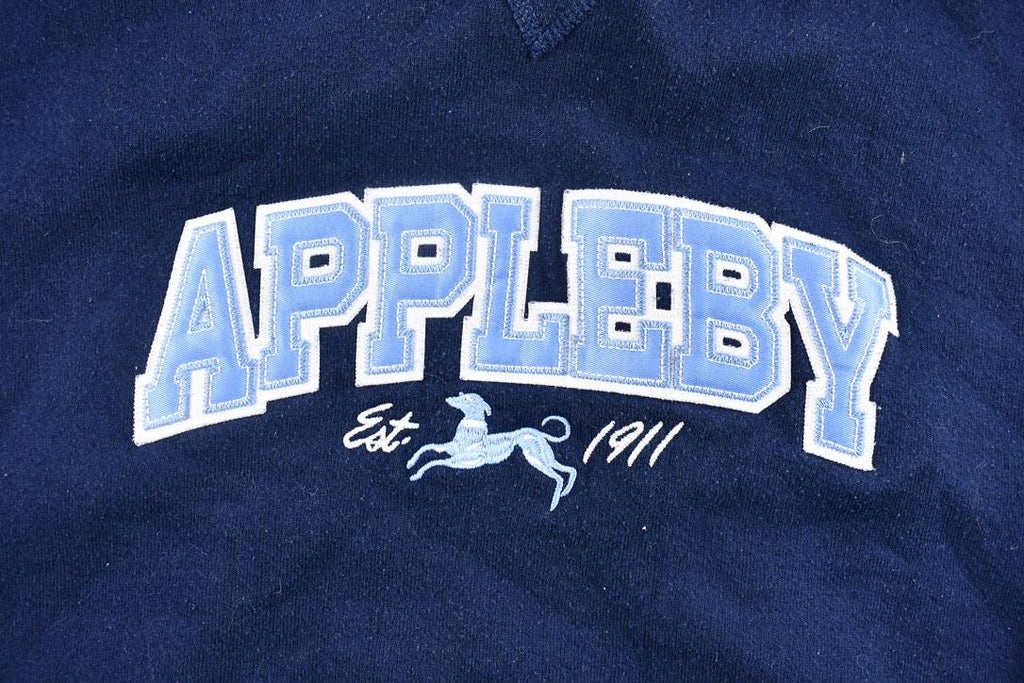Vintage 1990s Russell Athletic Appleby Collegiate Institute Embroidered Hoodie