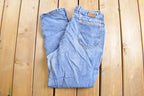 Vintage 1990s LEE Blue Wash Tapered Mom Jeans