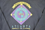 Vintage 1991 Eastern World Series AtlantaBaseball Crewneck Sweatshirt Men's L