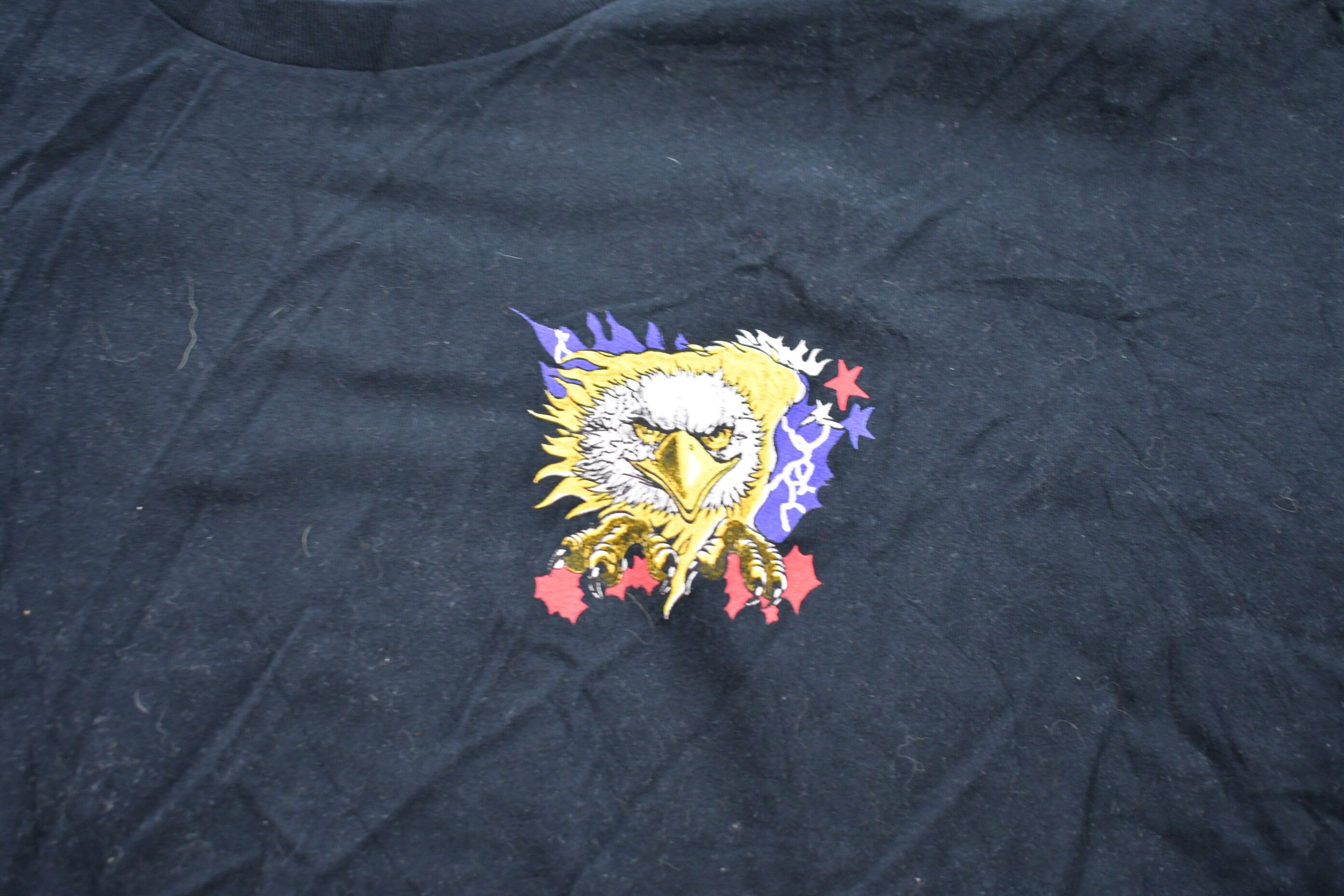 Vintage 1990s American Bikers Eagle Graphic T-Shirt