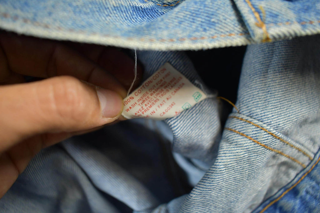 Vintage 1980s Levi's Denim Jean Trucker Jacket Men's Small