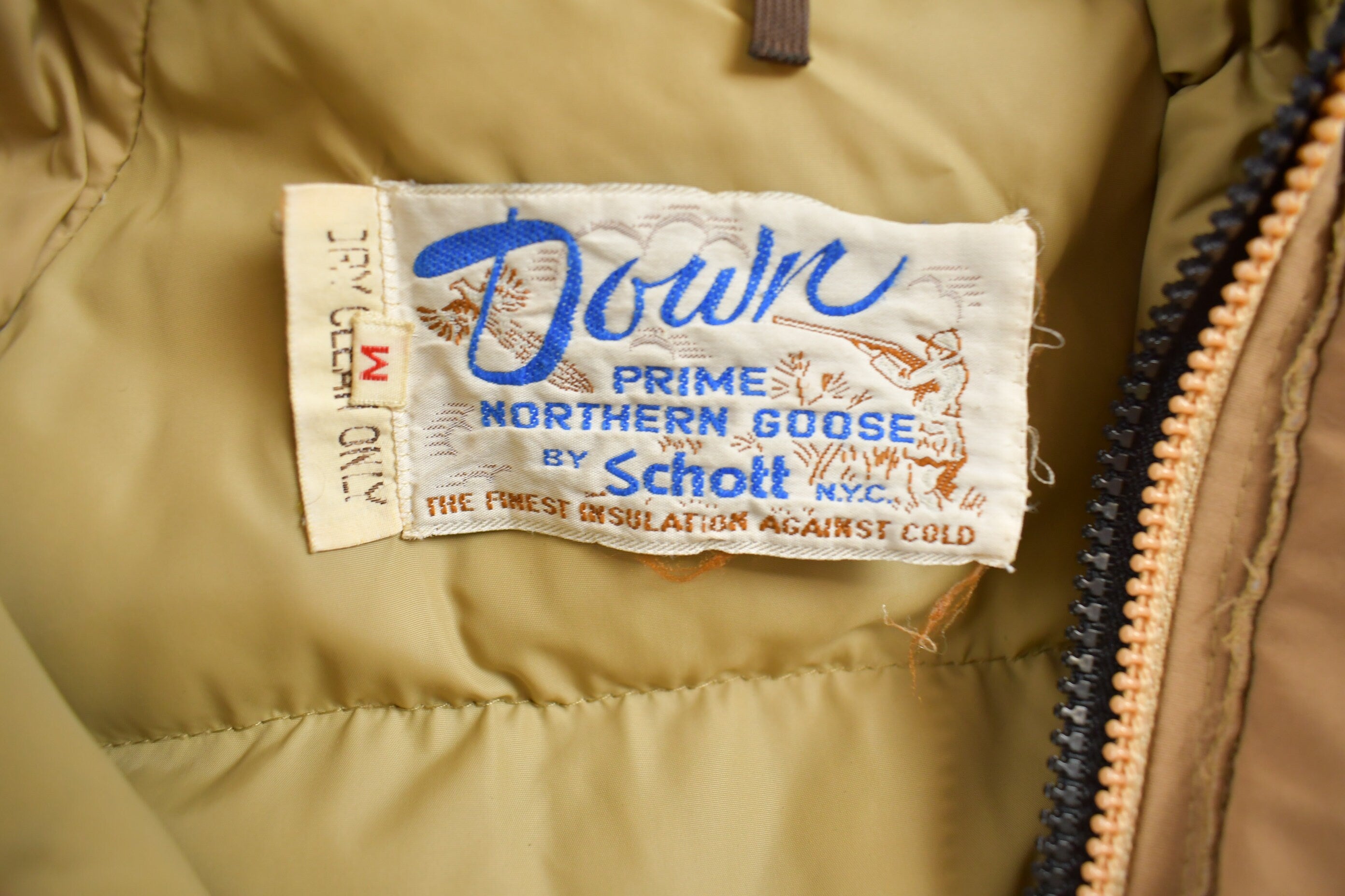 Vintage 1980s Schott Puffer Jacket