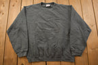 Vintage 1990s Pluma Grey Blank Crewneck Sweatshirt