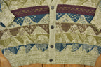 Vintage 1990s S.W Casuals Knit Cardigan Sweater