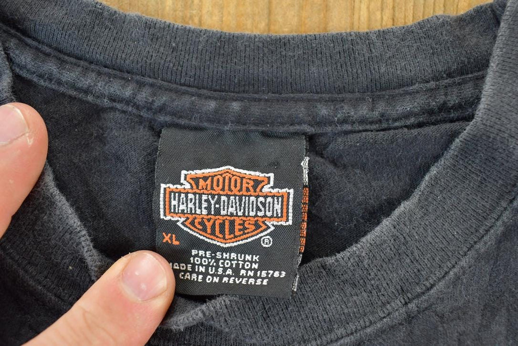 Vintage 1990s Harley Davidson Motorcycles T-Shirt Made In USA
