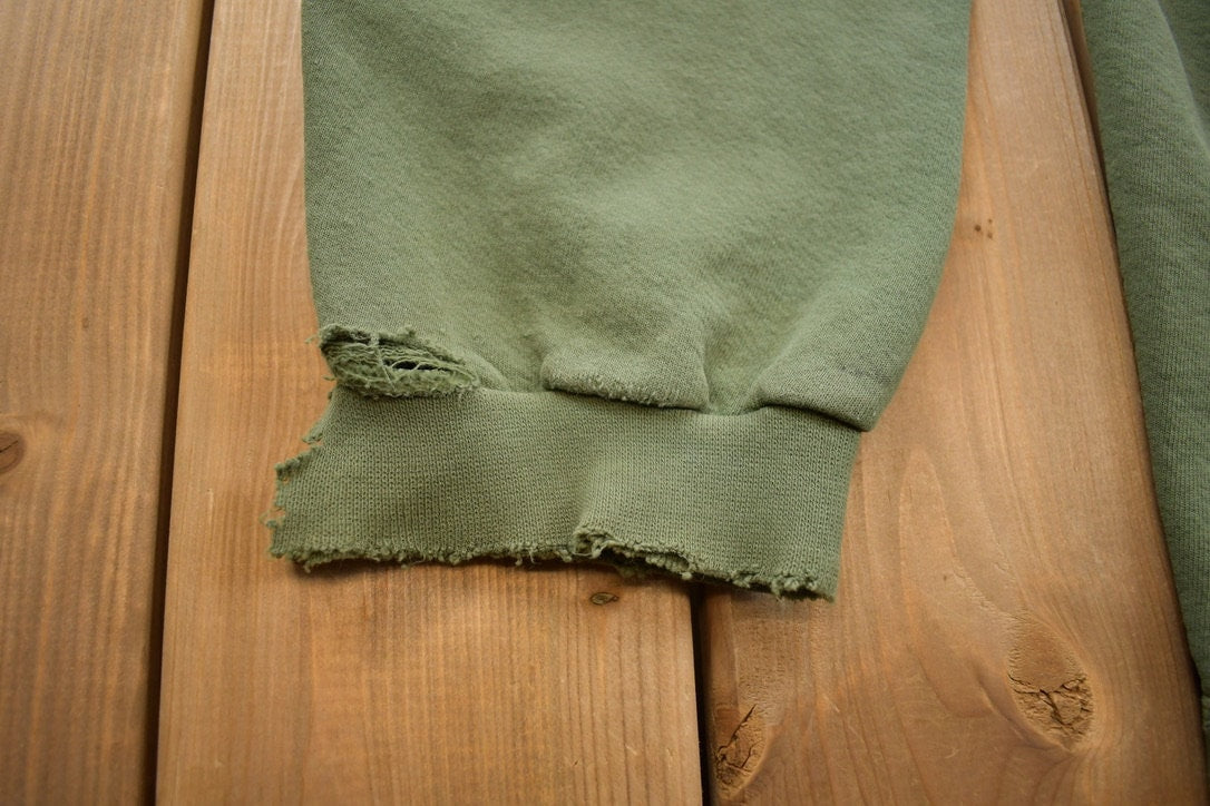 Vintage 1990s Forrest Green Nike Crewneck Sweatshirt