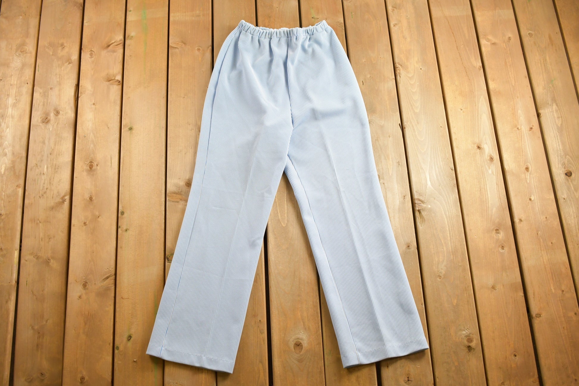 Vintage 1970s Striped Pants Size 23 - 28 x 29