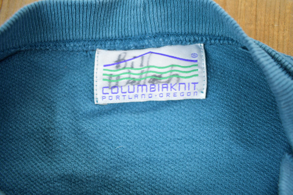 Vintage 1990s Blank Turquoise Crewneck Sweatshirt