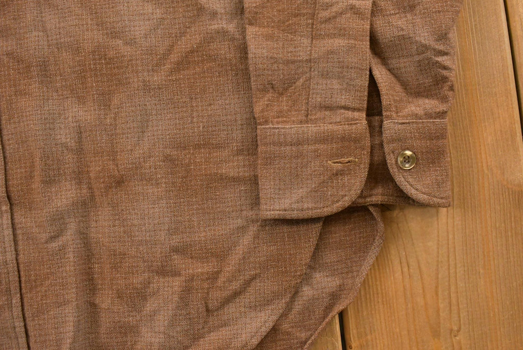 Vintage 1980s Pendleton Wool Flannel Button Up Shirt Men's L /
