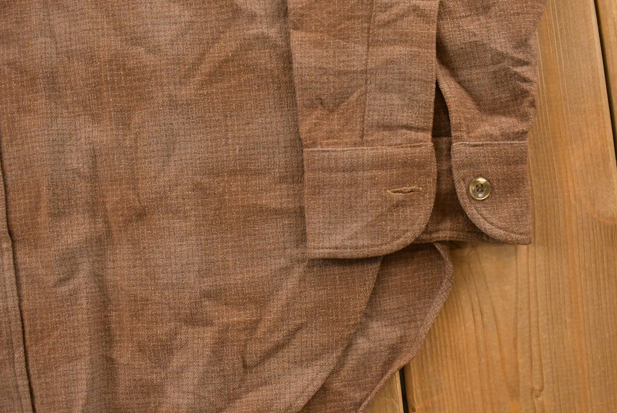 Vintage 1980s Pendleton Wool Flannel Button Up Shirt Men's L /