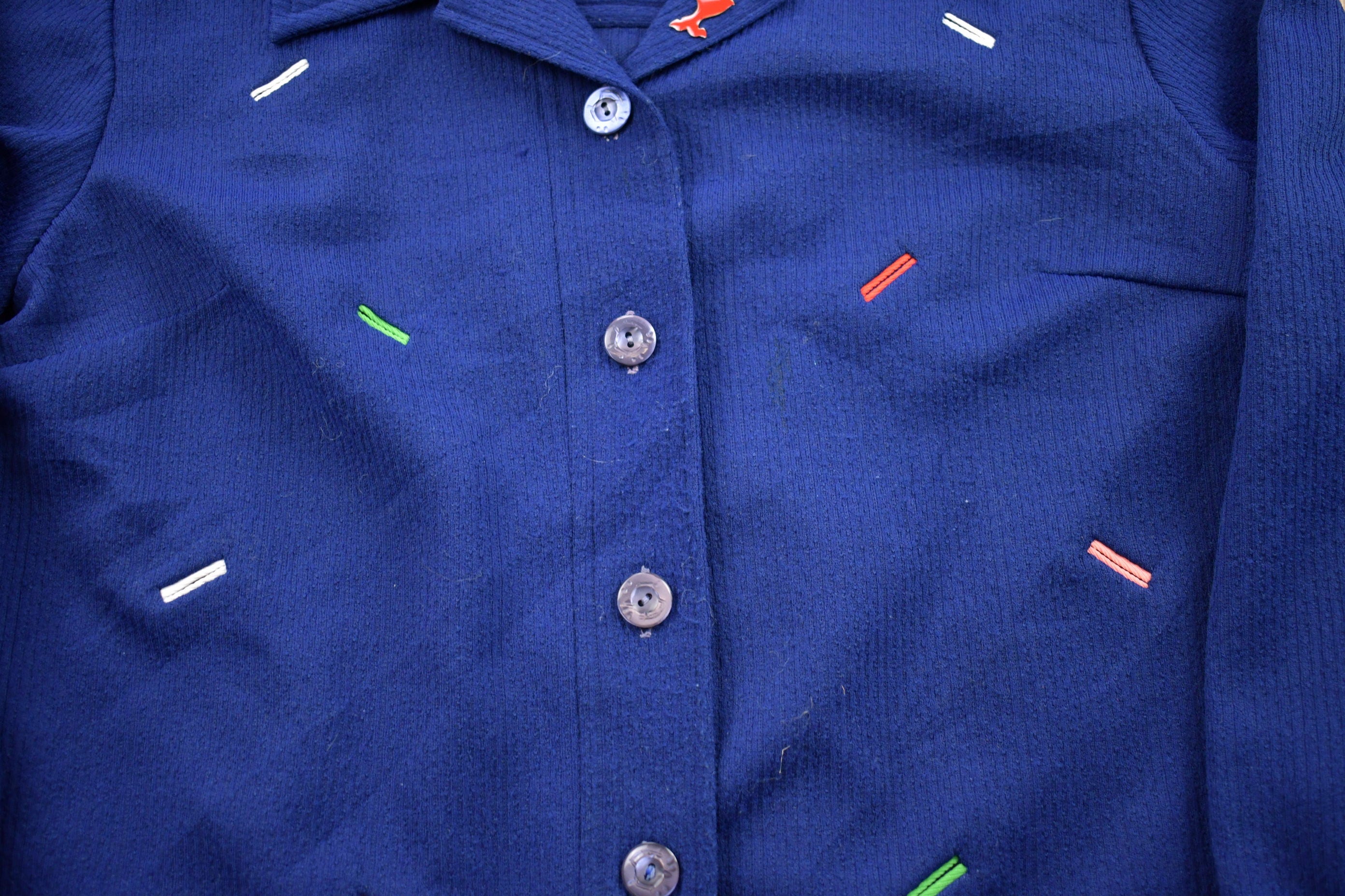 Vintage 1990s K Mart Embroidered Button Up Shirt