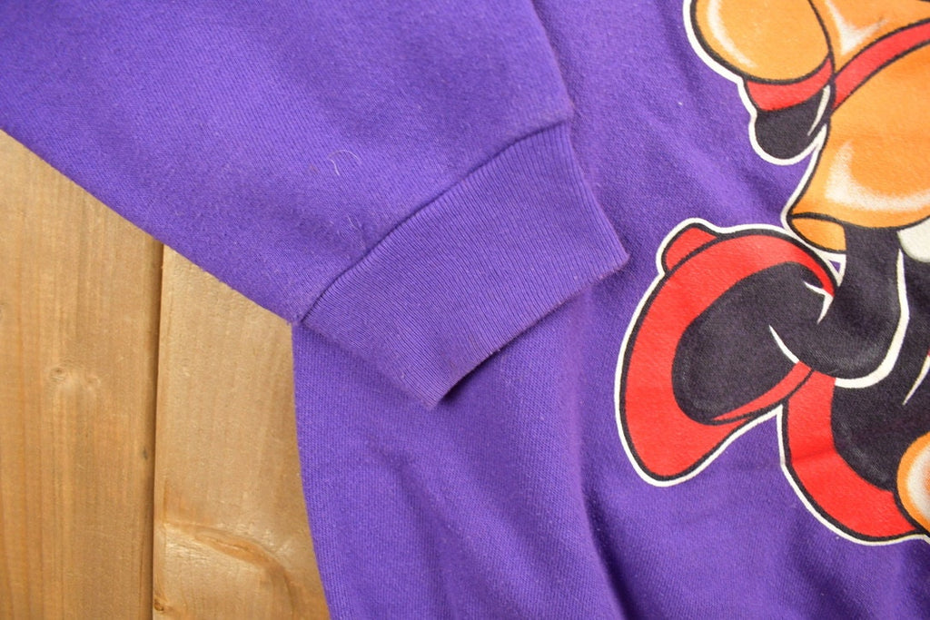 Vintage 1990s Mickey & Minnie Mouse Disney Crewneck / Cartoon Sweatshirt / Pullover Sweatshirt / 90s Disney