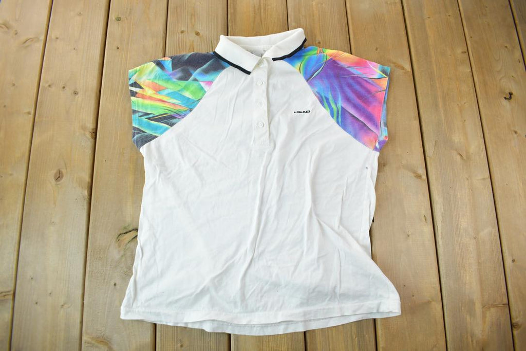 Vintage 1990s Head Quarter Button Collared Beach Shirt