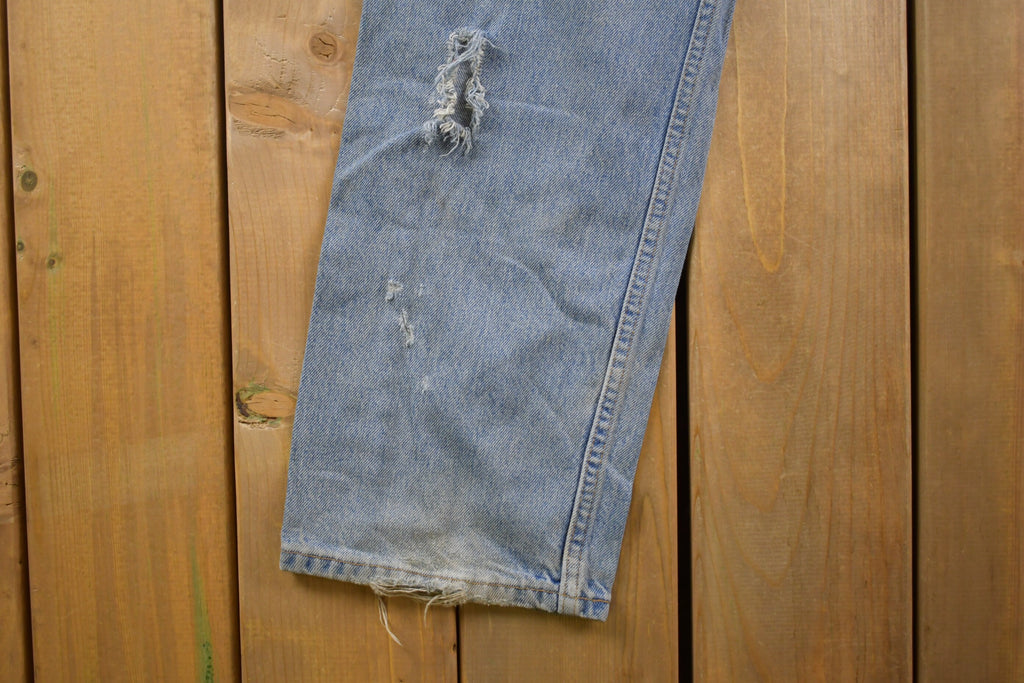 Vintage 1990s Levi's 505 Red Tab Denim Jeans Size 33 x 30