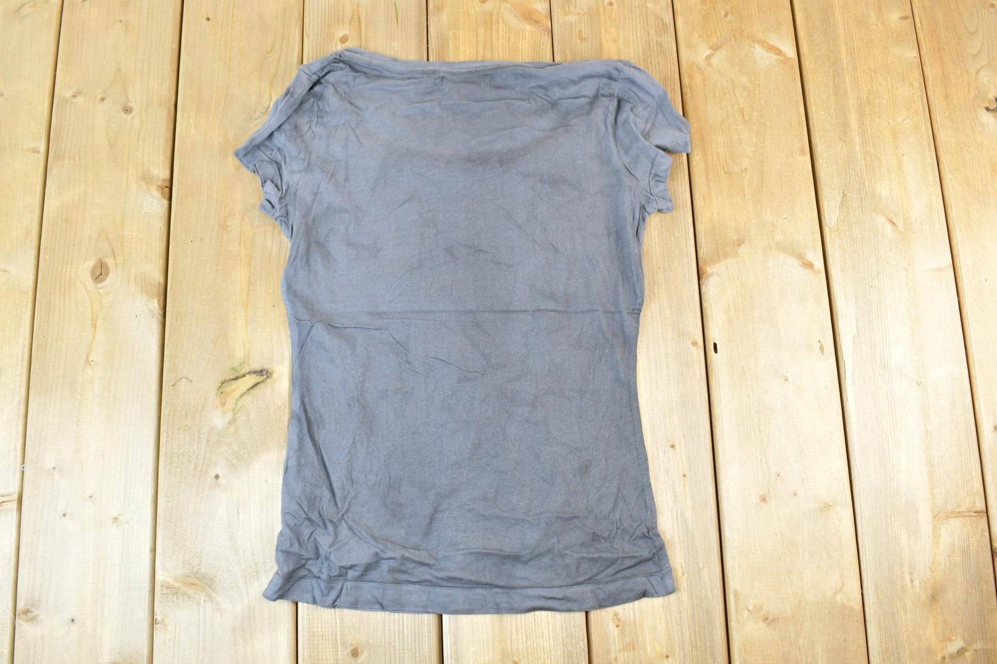 Women Vintage Vigoss Premium Y2K T-Shirt / Vigoss Grunge Skull Print / Contrast Stitch / Internet Famous Clothing / Over Dyed