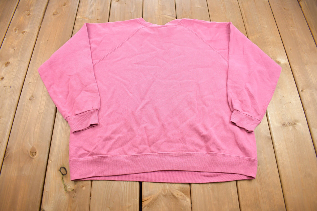 Vintage 1990s Hanes Blank Pink Button Up Shirt